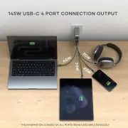 Satechi 145W USB-C 4-Port GaN Travel Charger