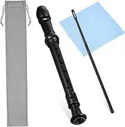 CIMAXIC 1Set Recorder Flute with Cleaning Rod Cloth English Music Bag Complete Musical Instrument Package for Teens Beginners