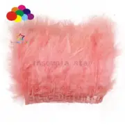light watermelon red 2 Meters Fluffy Turkish Marabou Feather Ribbon Lace Trim