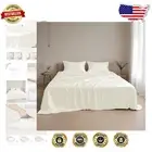 Breathable Full Size Sheets - Hotel Quality Tencel Silk Set with 16" Pockets