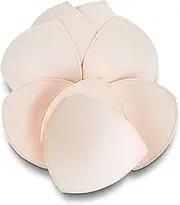 [Sermicle] Bra Inserts 4 Pairs, Bra Pads Sewed Stitched Removable for Sports Bra B/C,C/D & D/E Cup Optional, Beige Triangle, B/C Cup