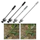 Garden Rake Weeding Tool Hand Hoe Versatile Hollow Hoe and Rake for Lawn