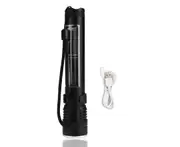 Keychain Flashlight Long Range Super Bright LED Flashlight USB Rechargeable Mini Flashlight for Outdoor M300 Non Fluorescent Transparent