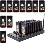 Retekess T112 Pager System 30 Restaurant Pagers Max 999 Buzzer with 30 Beepers Wireless Calling Paging System for Restaurants Food Truck Nurse Church Truck Clinic Church Cafe Shop