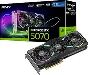 PNY GeForce RTX™ 5070 12GB ARGB OC Triple Fan Graphics Card DLSS 4
