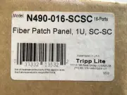 TRIPP LITE N490-016-SCSC 16 Port Fiber Patch Panel NOS