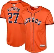 Outerstuff Jose Altuve Houston Astros MLB Toddler 2-4 Orange Alternate Player Jersey