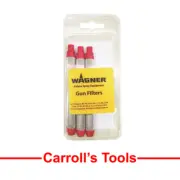 Wagner Red Airless Spray Gun Filters - Suits Size 10-11 Small Orifice - 3 Pack