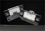 FIQOME 2x LED Licence Number Plate Light White Canbus, for CAYENNE, 955 957, for Touareg, 7L, for Passat, 3B6, for Golf, V Estate Car Number Plate Led Light