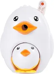 Pencil Sharpener Shaped Shopping Caps Mini Wicker Basket Chicken for Children Children's Office Accessories Toy Creative Sharpener Chick Pencil Machine Student White