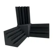 Set of 4 Studio Acoustic Bass Foam Noise Reduction Corner Sound Insulation