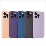 [CasingBee] Liquid Silicon case for iPhone 15 Pro and 15 Pro Max (Lavender, iPhone 15 Pro)