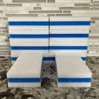 10 PACK BLUE Melamine Magic Sandwich Sponge Eraser Heavy Duty Extra Durable NEW