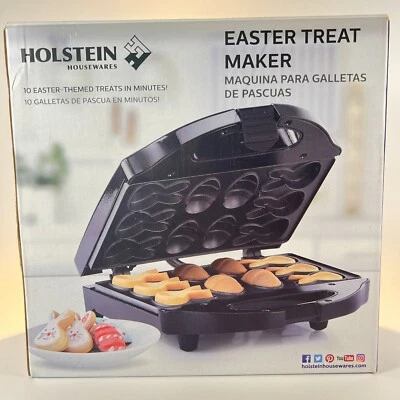 Holstein Housewares Easter Treat Maker Bunny & Egg Molds with Recipes NEW