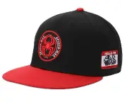 Marvel Spider-Man Miles Flat Bill Snapback Hat Bioworld