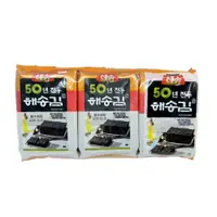 在飛比找PChome24h購物優惠-【海松】韓式海苔-麻油風味21g(3.5gx6包)