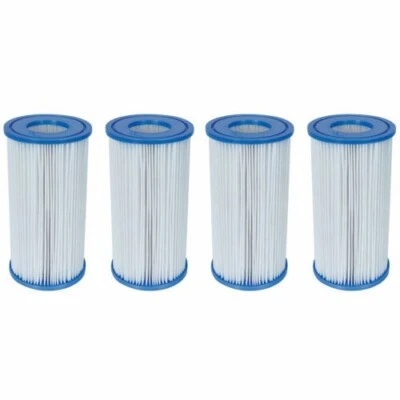 Bestway Swimming Pool Filter Pump Replacement Cartridge (A or C) (6 total Pack)