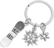 [WOFASHPURET] Snowflake Keychain Backpack Keychain Backpack Charm Keychain for Handbag Bag Charm Bag Keychain Purse Charm Pendant Keychain Decorative Keyring Keychain for Bag Decorative Keychain