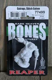 Dark Heaven Bones Miniatures Reaper Gutrags, Stitch Golem 77499