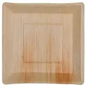 ATMOS GREEN 100 pack 10" Square Palm Leaf Dinner Plate Compostable disposable...