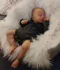 19" Lifelike Loulou Reborn Baby Doll Art Soft Already Finished Collectible Dolls