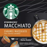 Starbucks Caramel Macchiato Instant Coffee | 12 Pods in Box | Dolce Gusto
