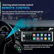 Bluetooth Stereo 5.1in Car Radio 1 Din Carplay Receiver Touch Screen MP5 Player (for: Fiat)