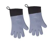 Heat Resistant Gloves, Bbq Gloves, Grilling Mitts, Oven Mitts, Cooking Grill Gloves, Long Waterproof Gloves For Barbecue, Frying, Grilling, Fire&Oil , Froz