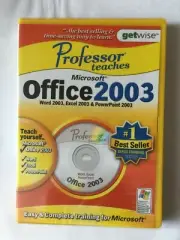 Professor Teaches Office 2003 PC CD-ROM Word 2003,Excel 2003m & PowerPoint 2003