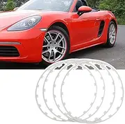 Rim Protector Car Vehicle Wheel Rims Protectors Decor Strip for All Car Models 4 Pcs / 16-20In G20240113(Color:Red,Size:19in)(White,20in)