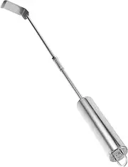 Charcoal Grill Ash Rake Heavy Duty Coal Ash Shovel and Ash Scraper with Handle for Efficient Oven and Grill Cleaning