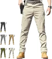 [Generic] Rugstor Flexcamo - Tactical Waterproof Pants, Stretch Cargo Pants for Men, Commuter Waterproof Pants, Multiple Pocket