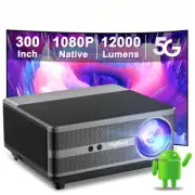 Full HD 1080P Projector WiFi LED 2K 4K Video Movie Smart Android Projector New