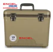 Engel 19qt Leak-Proof, Air Tight, Hard Sided Cooler / Lunchbox Tan