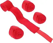 GOOHOCHY Professional Boxing Hand Wraps 4 Pack Wrist Knuckle Protection Strapping for Boxing Thai Aerobic Boxing