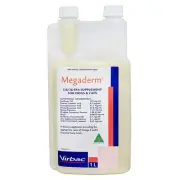 Virbac Megaderm Essential Fatty Acid Supplment for Dogs & Cats 1L