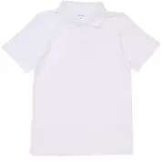 Brilliant Basics Kids Polo School Shirt - White