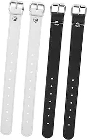 KITANDOVE 2 Pairs Adjustable Bike Basket Straps of Durable Fastening Straps for Bicycle Baskets Sturdy Artificial for Safe Secure Riding