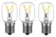 8206232A Whirlpool Microwave Light Bulb ,125V 40W Microwave Bulb E17 3-Pack