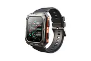 Smart Sport Watch for Men with Answer/Make Call Fitness Tracker Outdoor Tactical Rugged Smartwatch for IOS Android-Orange