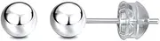 [JADENOVA] 925 Sterling Silver Ball Stud Earrings for Women