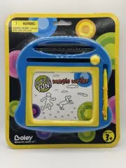 Boley Magic Writer Magnetic Erase Doodle Board Blue