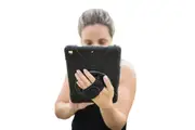 StylePro, shockproof case with hand strap & rotating stand for iPad Air 4 10.9 black
