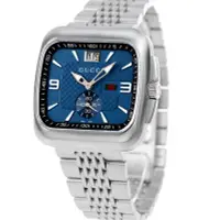 在飛比找Yahoo!奇摩拍賣優惠-GUCCI YA131318 古馳 手錶 40mm 藍色面盤