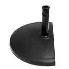 20 lb Half Round Heavy Duty Base Stand for Outdoor Patio Market Table 20lb