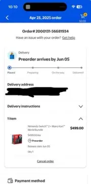 Nintendo Switch 2 Bundle Console + Mario Kart PRESALE US Seller Ships In June