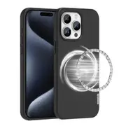 Tough On Strong Liquid Silicone Phone Case with Magsafe for iPhone 15 Pro Max - Black