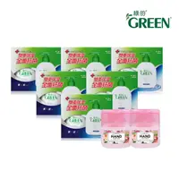 在飛比找momo購物網優惠-【Green 綠的】抗菌潔手乳220ml瓶裝x6+220ml