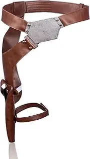 Horizoncos Men's Cosplay Costume Belt with Blaster Holster Halloween Cosplay Outfits Props Accessories