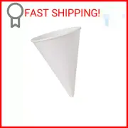 SOLO Cup Company 4BR-2050 200 Piece Cone Water Cups, Cold, Paper, 4 oz, White, 1